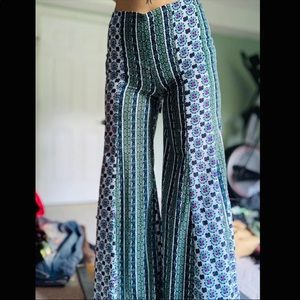 Earthbound Hippie Boho Flowy Pants